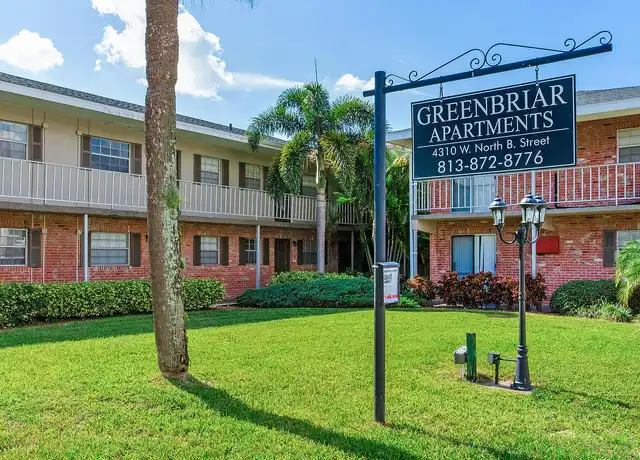 Property at Greenbriar Apartments - 4310 W North B St, Tampa, FL, 33609, 1 bed, 1 bath, [object Object]