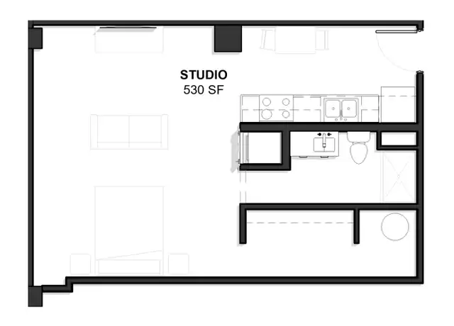 Property at 3130 Gillham Rd Unit 218, Kansas City, MO, 64109, 0 beds, 1 bath, [object Object]