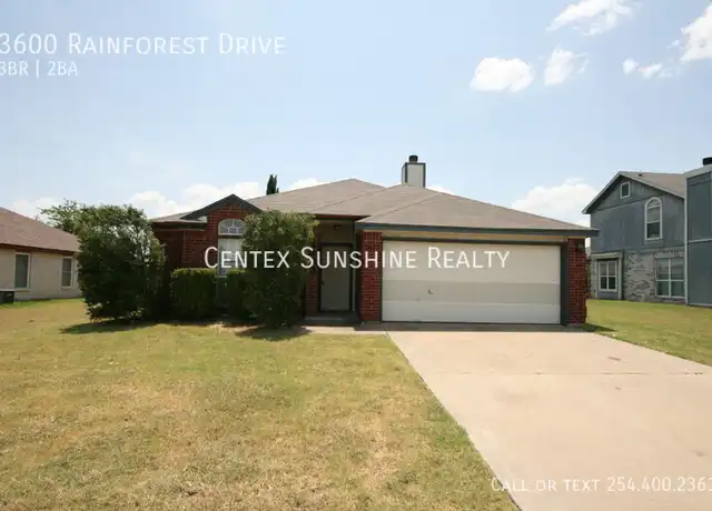 Property at 3600 Rainforest Ln, Killeen, TX, 76549, 3 beds, 2 baths, [object Object]