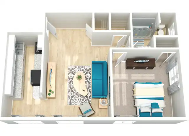 Property at 1011 N Main St Unit The Ecker B6, High Point, NC, 27262, 1 bed, 1 bath, [object Object]