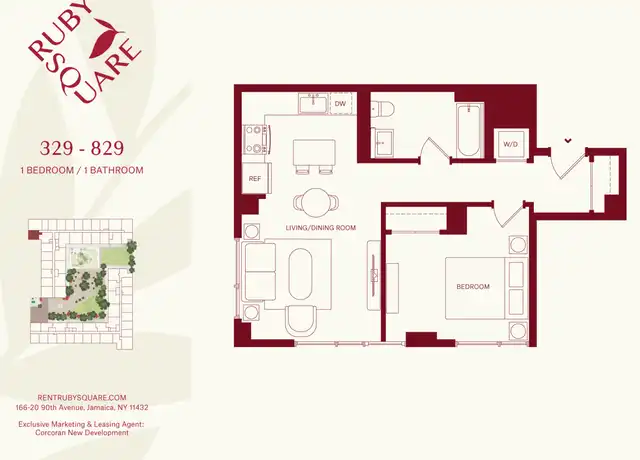 Property at 166-08 90th Ave Unit 629, Jamaica, NY, 11432, 1 bed, 1 bath, [object Object]