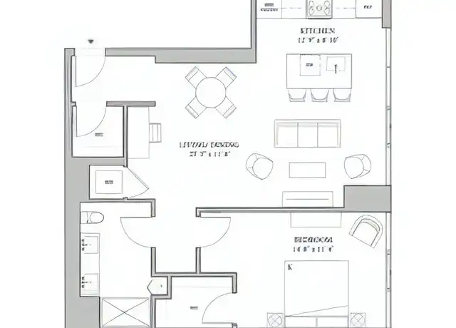 Property at 164 N Peoria St Unit 2505, Chicago, IL, 60607, 1 bed, 1 bath, [object Object]