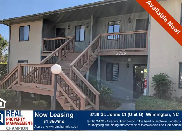 Property at 3736 St Johns Ct Unit B, Wilmington, NC, 28403, 2 beds, 2 baths, [object Object]