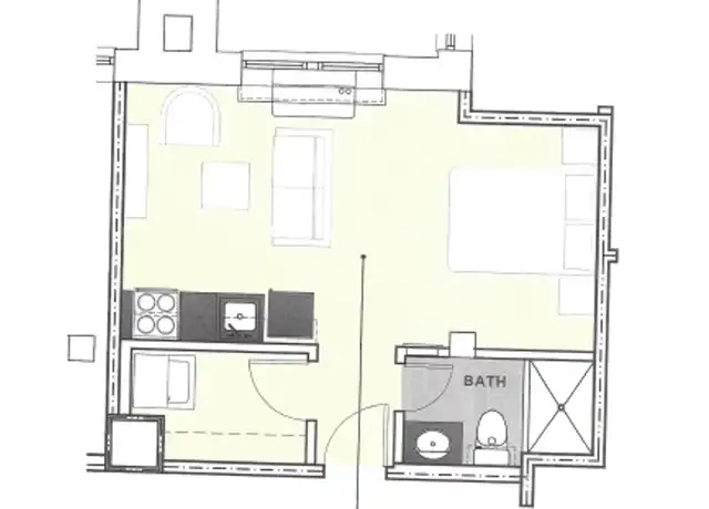 Property at 541 S 24th St Unit S-204, Omaha, NE, 68102, 0 beds, 1 bath, [object Object]