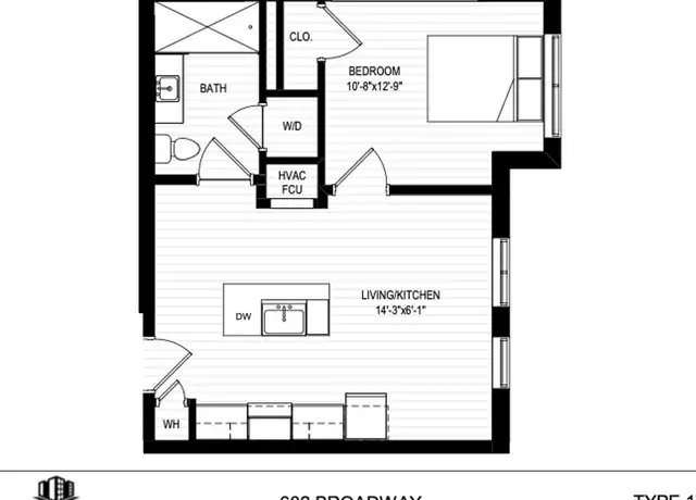 Property at 600 Broadway Unit 517, Chelsea, MA, 02150, 1 bed, 1 bath, [object Object]