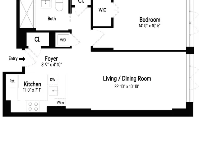 Property at 591 3rd Ave Unit 4C, New York, NY, 10016, 1 bed, 1 bath, [object Object]