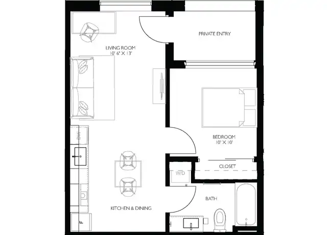Property at 2011 W Superior St Unit 108, Duluth, MN, 55806, 1 bed, 1 bath, [object Object]