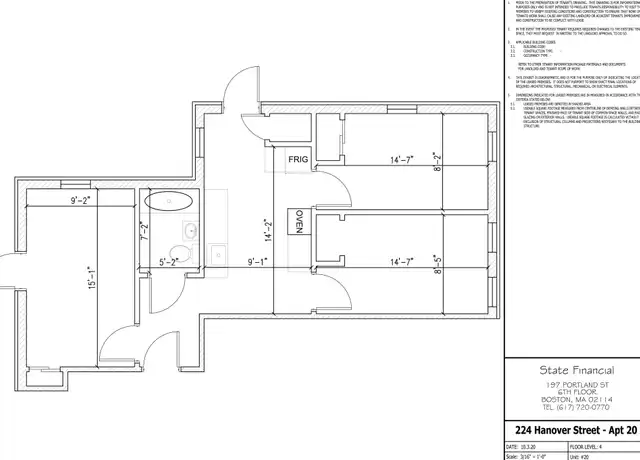 Property at 224 Hanover St Unit 20, Boston, MA, 02113, 3 beds, 1 bath, [object Object]