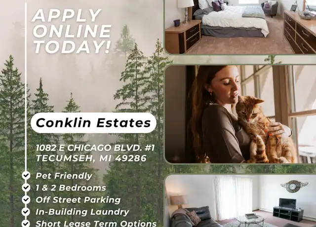 Property at 1082 E Chicago Blvd Unit 13, Tecumseh, MI, 49286, 2 beds, 1 bath, [object Object]