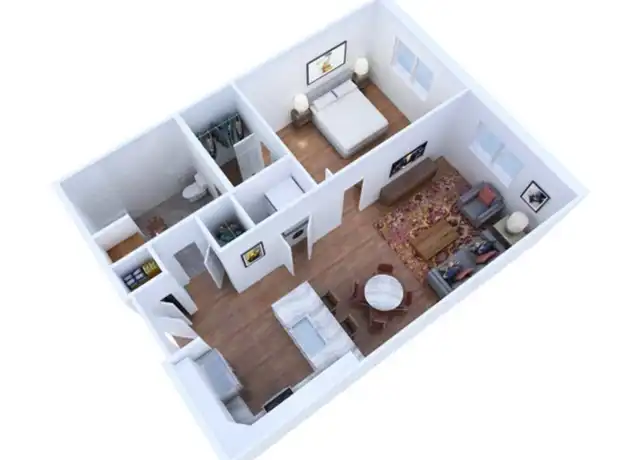Property at 87 N Chestnut St Unit 205, New Paltz, NY, 12561, 1 bed, 1 bath, [object Object]