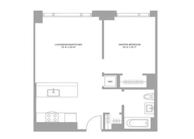 Property at 505 W 43rd St Unit 5L, New York, NY, 10036, 1 bed, 1 bath, [object Object]