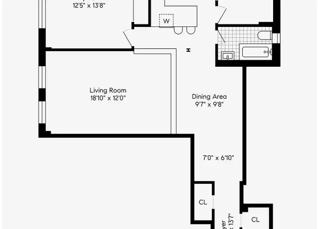 Property at 255 W 23rd St Unit 4HW, New York, NY, 10011, 2 beds, 1 bath, [object Object]