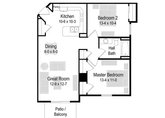 Property at 1830 Meadow Ln Unit 1726-301, Waukesha, WI, 53188, 2 beds, 1 bath, [object Object]