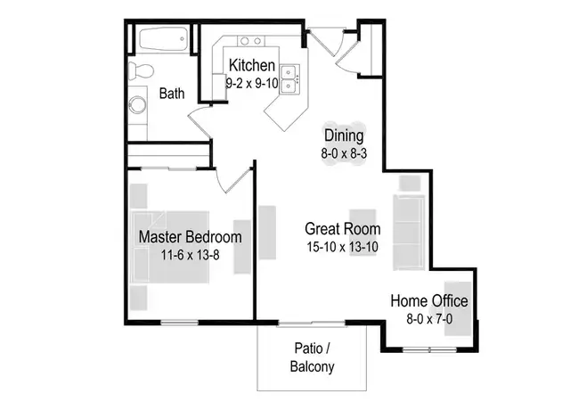 Property at 1830 Meadow Ln Unit 1726-301, Waukesha, WI, 53188, 2 beds, 1 bath, [object Object]