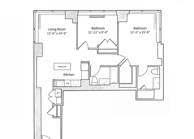 Property at 388 Bridge St Unit 43A, Brooklyn, NY, 11201, 2 beds, 2 baths, [object Object]