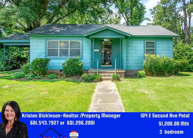 Property at 104 E 2nd Ave, Petal, MS, 39465, 3 beds, 1 bath, [object Object]