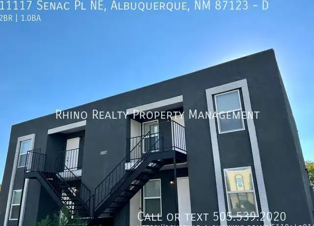 Property at 11117 Senac Pl NE Unit D, Albuquerque, NM, 87123, 2 beds, 1 bath, [object Object]