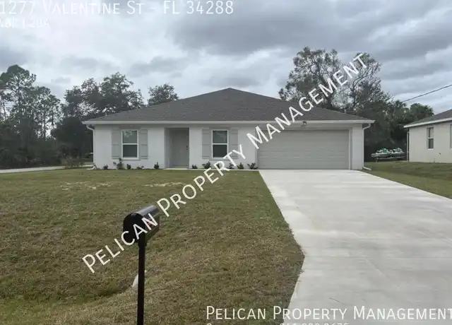 Property at 1277 Valentine St, North Port, FL, 34288, 4 beds, 2 baths, [object Object]