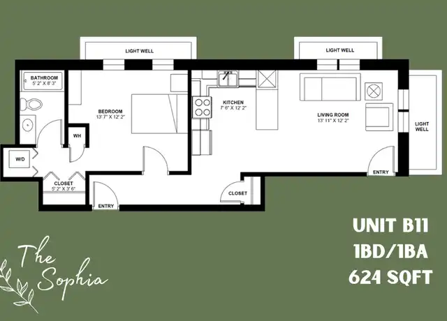 Property at 306 N Blair St Unit B11, Madison, WI, 53703, 1 bed, 1 bath, [object Object]
