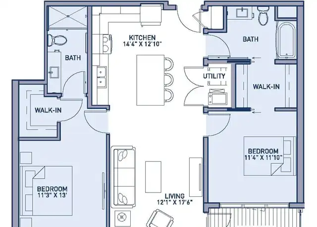 Property at 2033 S 1st St Unit 307, Milwaukee, WI, 53207, 2 beds, 2 baths, [object Object]