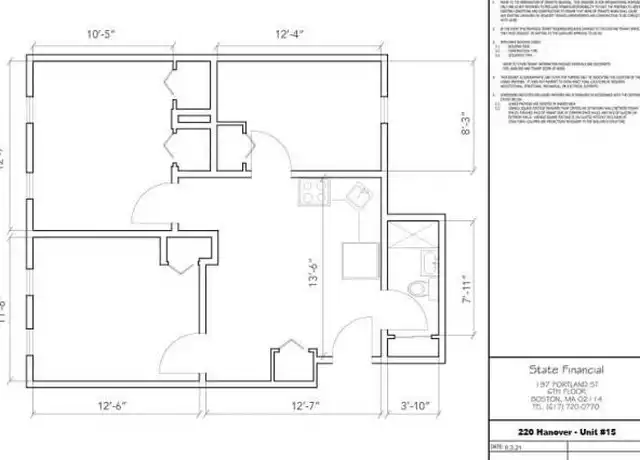 Property at 240 Hanover St, Boston, MA, 02113, 3 beds, 1 bath, [object Object]
