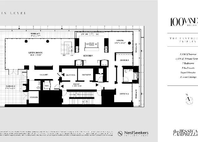 Property at 100 Vandam St, New York, NY, 10013, 7 beds, 8.5 baths, Contact for Price