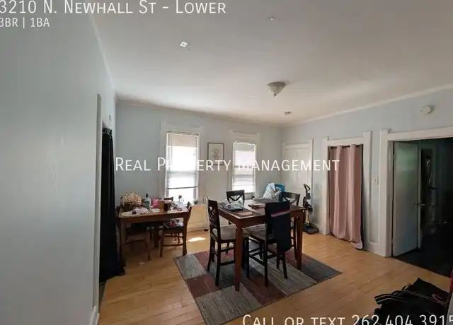 Property at 3210 N Newhall St Unit Lower, Milwaukee, WI, 53211, 3 beds, 1 bath, [object Object]