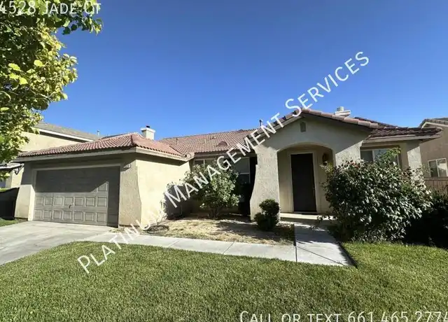 Property at 4528 Jade Ct, Lancaster, CA, 93536, 4 beds, 2 baths, [object Object]