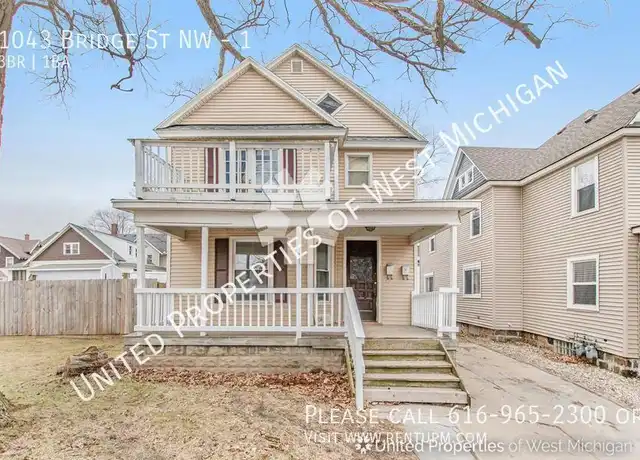 Property at 1043 Bridge St NW Unit 1, Grand Rapids, MI, 49504, 3 beds, 1 bath, [object Object]