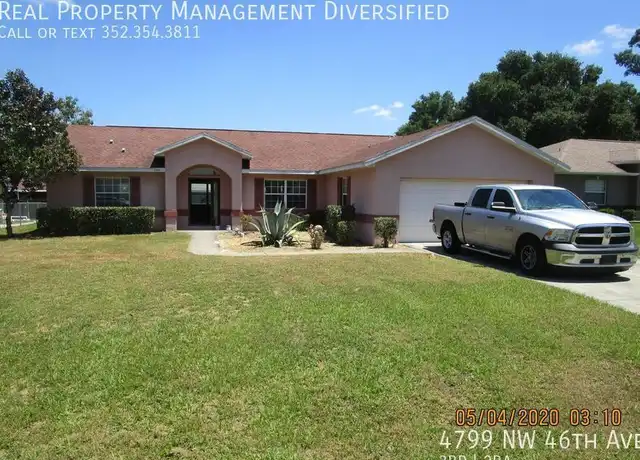 Property at 4799 NW 46th Ave, Ocala, FL, 34482, 3 beds, 2 baths, [object Object]