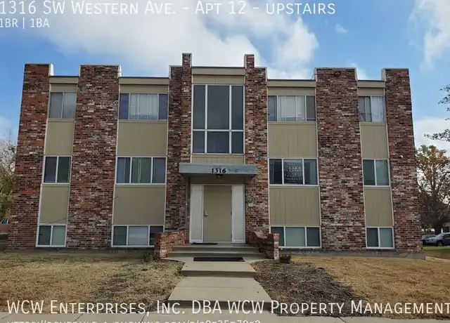 Property at 1316 SW Western Ave, Topeka, KS, 66604, 1 bed, 1 bath, [object Object]