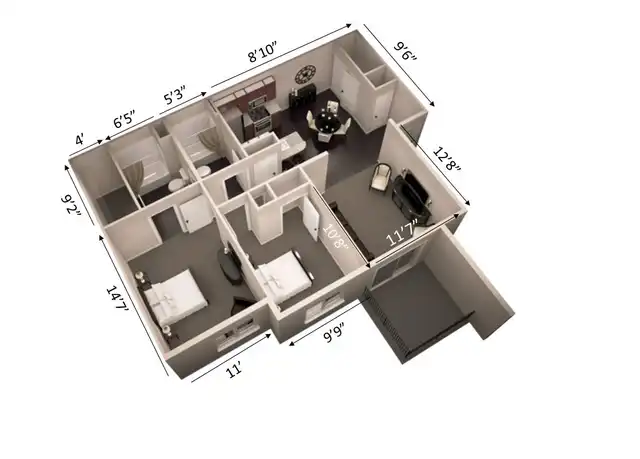 Property at 1651 N 400 E Unit 517, North Logan, UT, 84341, 2 beds, 2 baths, [object Object]