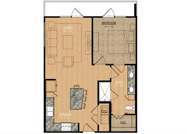 Property at 908 S Bishop Ave Unit 2-202, Dallas, TX, 75208, 1 bed, 1 bath, [object Object]