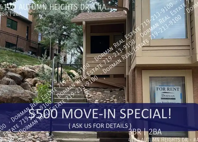 Property at 4120 Autumn Heights Dr Unit A, Colorado Springs, CO, 80906, 3 beds, 2 baths, [object Object]