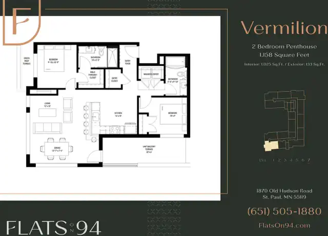 Property at 1870 Old Hudson Rd Unit 717 Vermilion, St Paul, MN, 55119, 2 beds, 2 baths, [object Object]