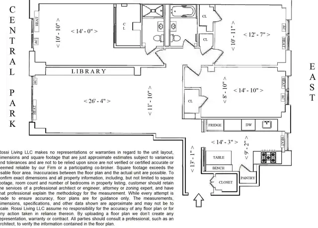 Property at 1270 5th Ave Unit 14T, New York, NY, 10029, 3 beds, 2 baths, [object Object]