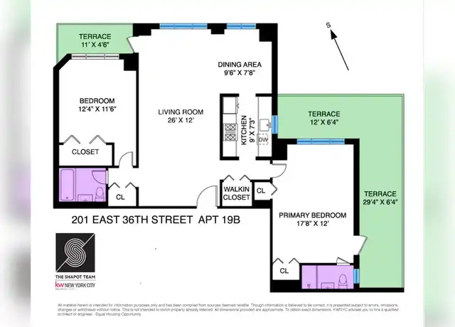 Property at 201 E 36th St Unit 19B, New York, NY, 10016, 2 beds, 2 baths, [object Object]