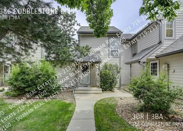 Property at 386 Cobblestone Dr, Colorado Springs, CO, 80906, 3 beds, 3 baths, [object Object]