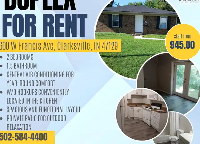 Property at 600 Francis Ave Unit 624, Clarksville, IN, 47129, 2 beds, 1.5 baths, [object Object]