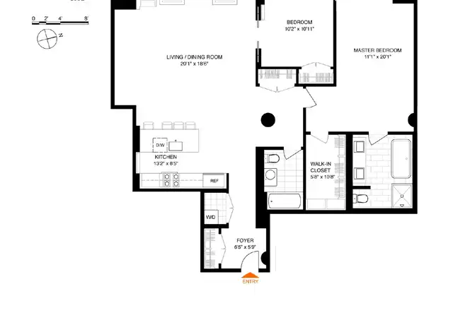 Property at 360 Furman St #1032, Brooklyn, NY, 11201, 2 beds, 2 baths, [object Object]