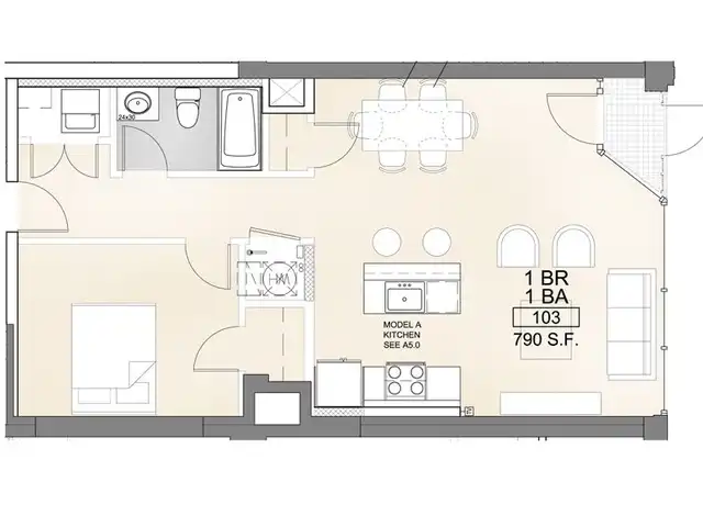 Property at 306 S 24th St Unit 103, Omaha, NE, 68131, 1 bed, 1 bath, [object Object]