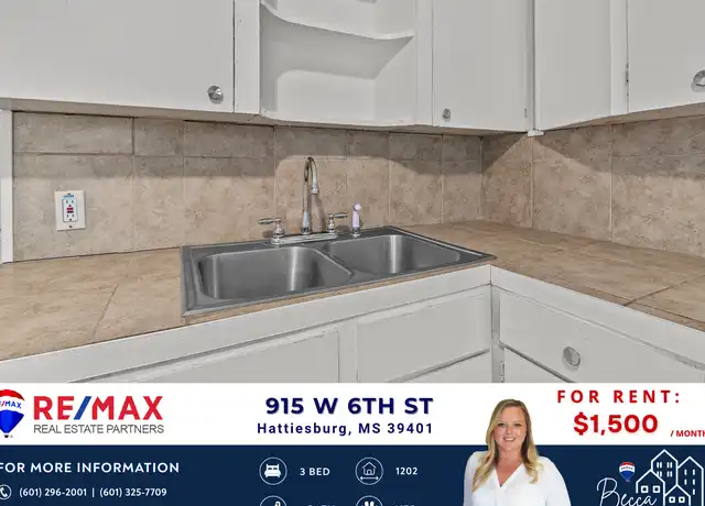 Property at 915 W 6th St, Hattiesburg, MS, 39401, 3 beds, 1 bath, [object Object]