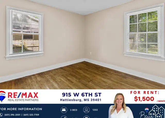 Property at 915 W 6th St, Hattiesburg, MS, 39401, 3 beds, 1 bath, [object Object]