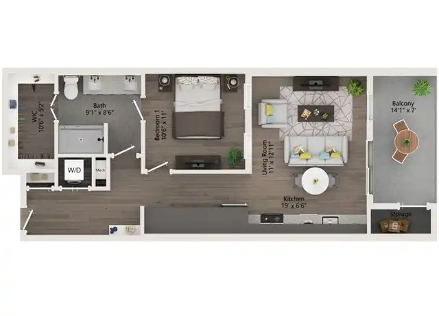 Property at 4510 Terry-O Ln Unit 407, Austin, TX, 78745, 1 bed, 1 bath, [object Object]