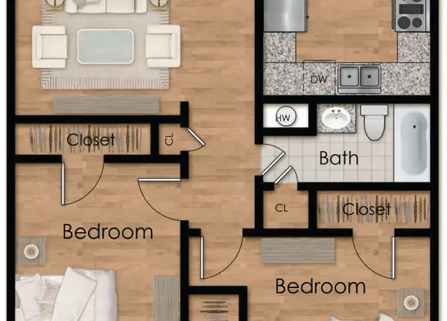 Property at 2329 Broadway Unit 2317-08, Beaumont, TX, 77702, 2 beds, 1 bath, [object Object]