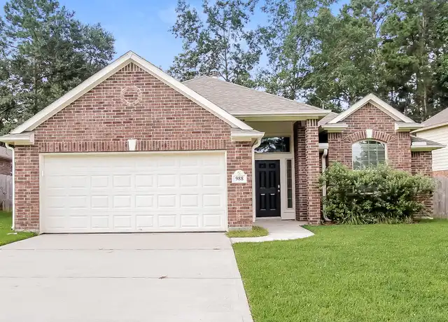 Property at 988 Arbor Gln, Conroe, TX, 77303, 3 beds, 2 baths, [object Object]