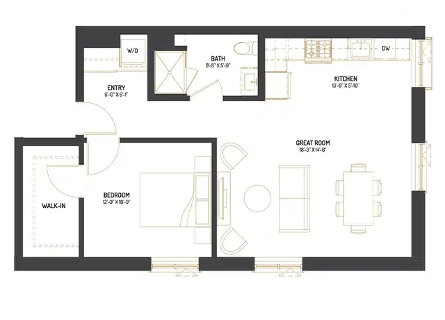 Property at 1135 W Winona St Unit B517, Chicago, IL, 60640, 1 bed, 1 bath, [object Object]