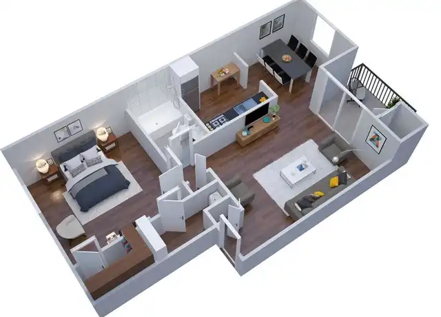 Property at 6919 Bonair Dr Unit Q6908B (2X1), Tampa, FL, 33617, 2 beds, 1 bath, [object Object]