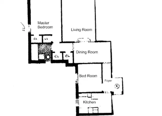 Property at 305 W 52nd St Unit 1K, New York, NY, 10019, 2 beds, 1 bath, [object Object]