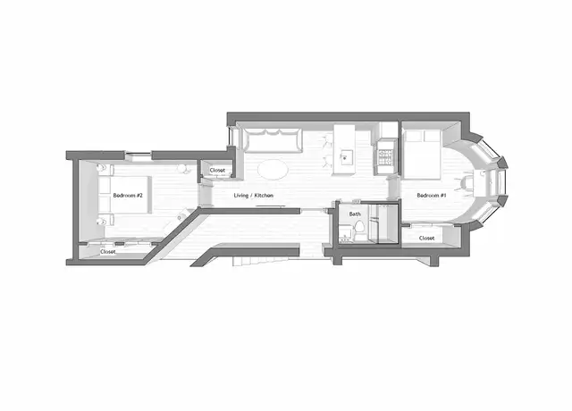 Property at 411 2nd St SE, Washington, DC, 20003, 2 beds, 1 bath, [object Object]